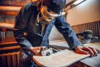 Carpenter Using Circular Saw